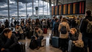 Air Travel Chaos Hits Harry Reid International As 182 Delays And 4 Cancellations Strand Passengers