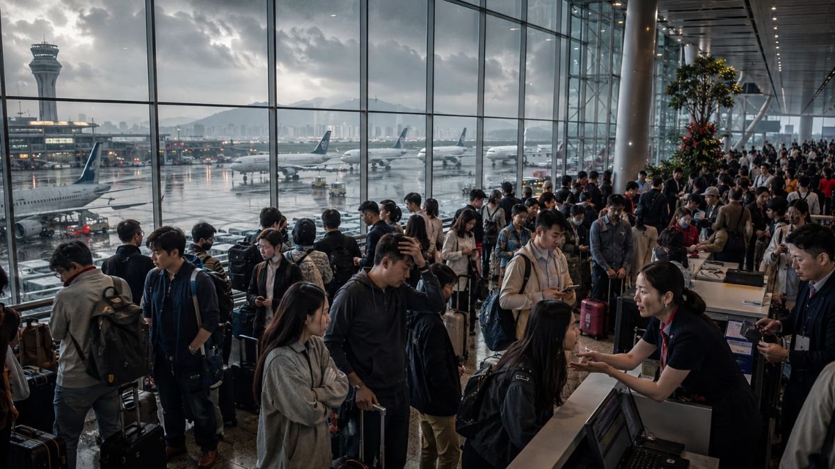 Asia Flight Chaos Today – 491 Flights Cancelled and 6,404 Delayed Across Major Airports
