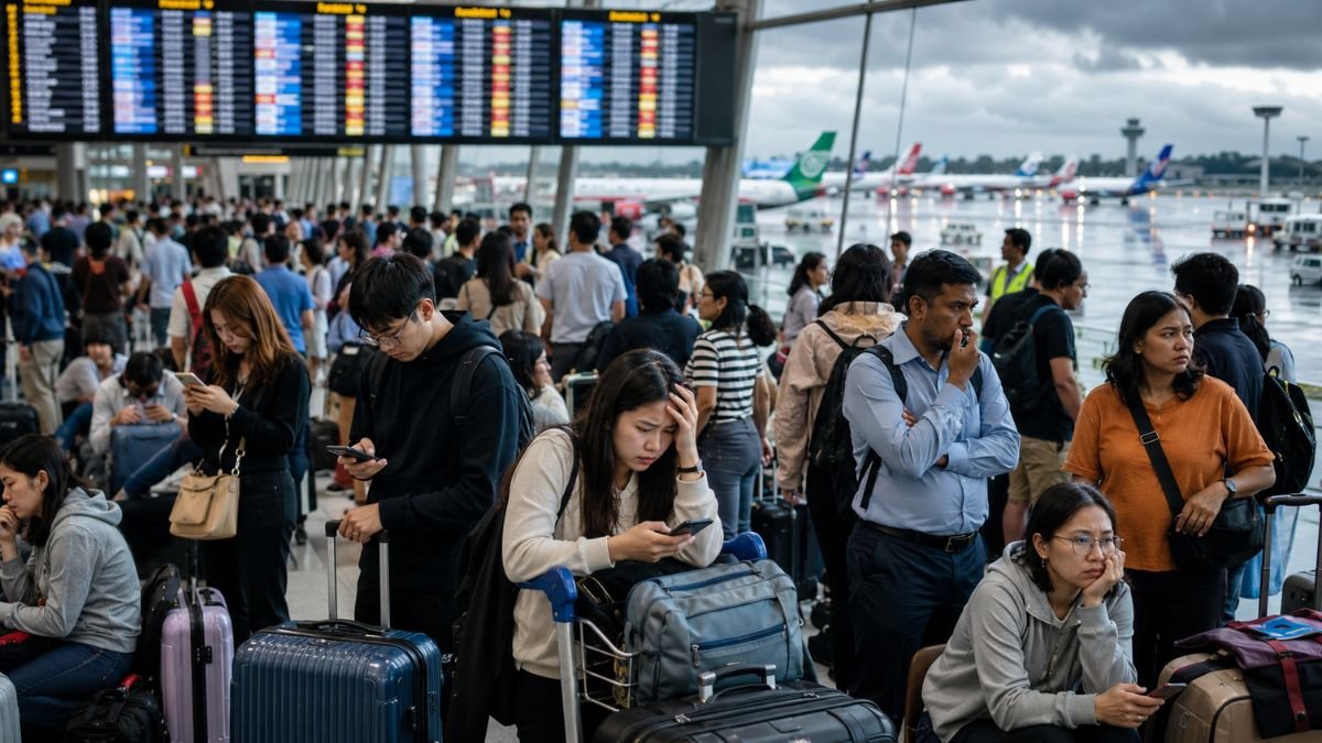Asia Travel Chaos Today – Over 5,400 Flight Delays and 332 Cancellations Disrupt Singapore, Thailand, Malaysia, China, India, Indonesia and the Philippines