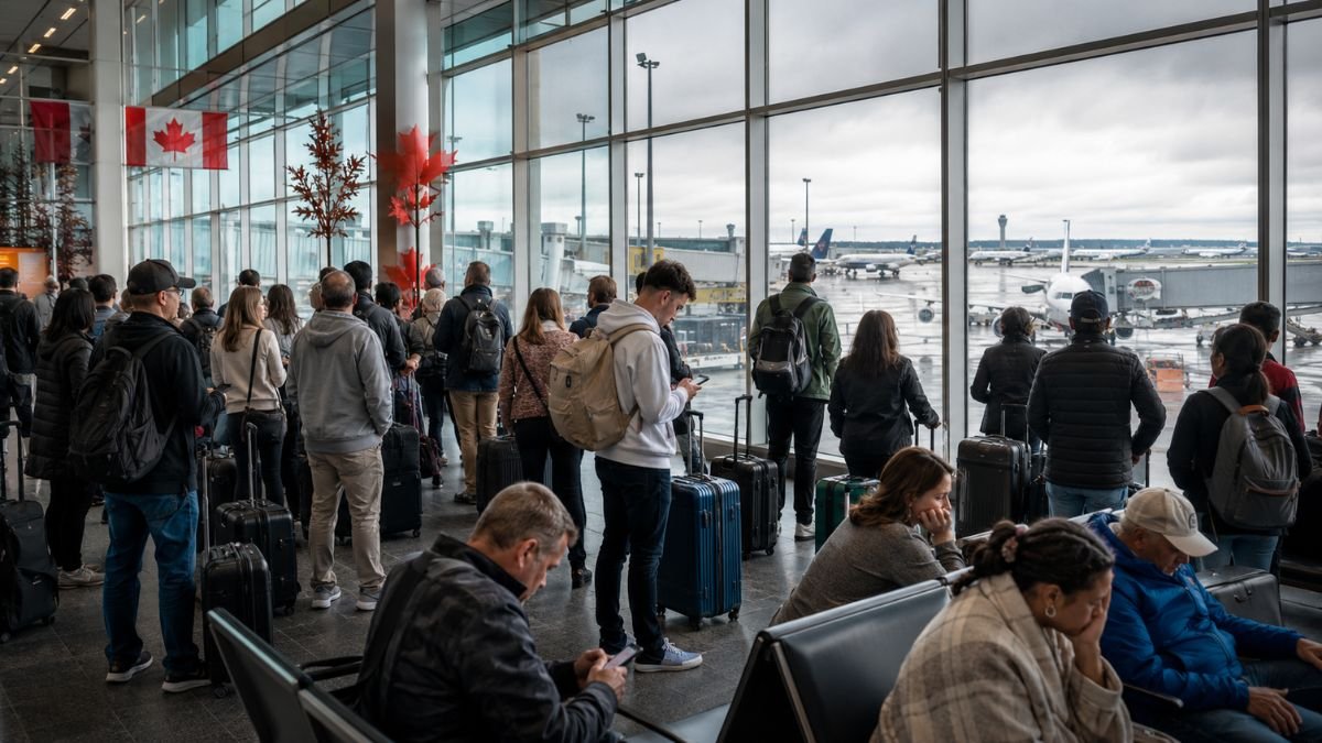Canada Flight Chaos Hits Travelers as 54 Flights Cancelled and 331 Delayed Across Major Airports