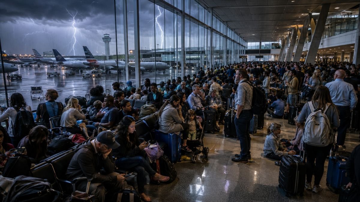 DFW Travel Meltdown – Hundreds Stranded as Storms Trigger 392 Flight Delays and 85 Cancellations