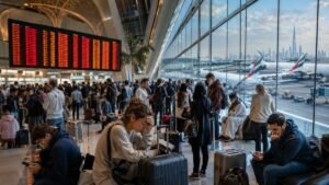 Dubai International Airport Faces Major Disruption as 7 Flights Cancelled and 83 Delayed