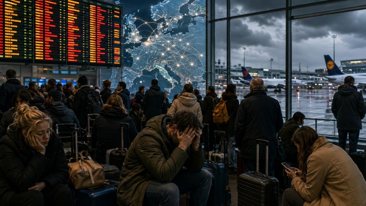 Europe Flight Disruption Deepens as 62 Cancellations and 1,391 Delays Hit Major Airports