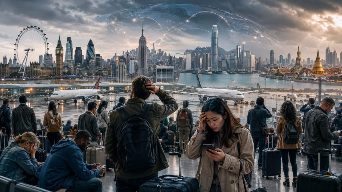 Global Flight Cancellations Hit London, New York, Hong Kong and Bangkok as Airfares Rise