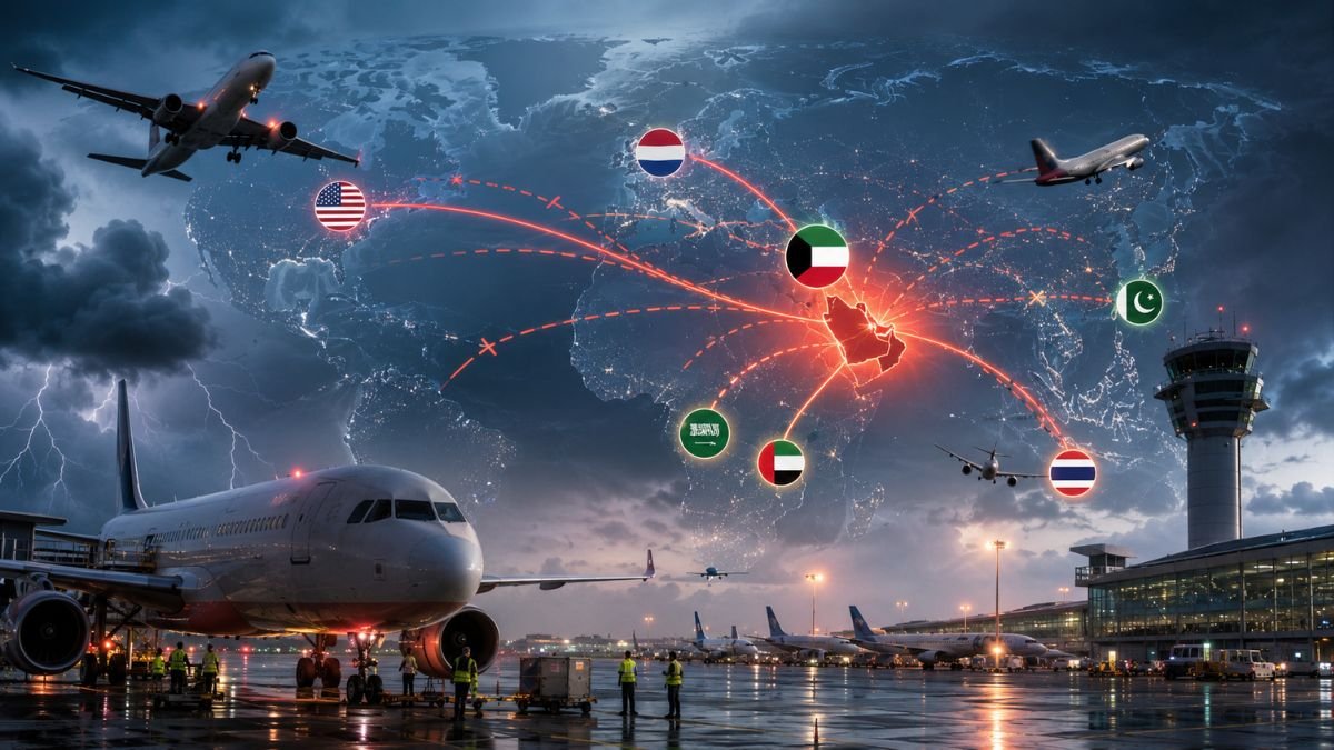 Kuwait Joins UAE, Saudi Arabia, Netherlands, United States, Thailand and Pakistan as Flight Disruptions Hit Global Travel Networks