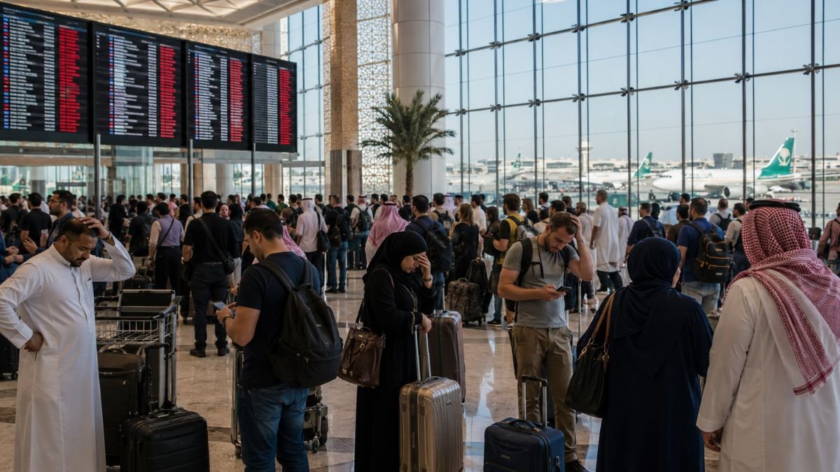 Massive Travel Chaos Hits Jeddah Airport as 33 Flights Delayed and 5 Cancelled Across Key Global Routes