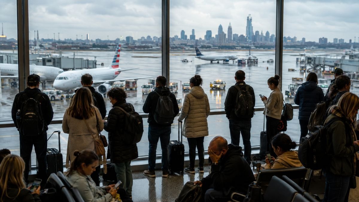 Philadelphia Flight Chaos Deepens as 120 Cancellations and 100 Delays Hit Major Routes