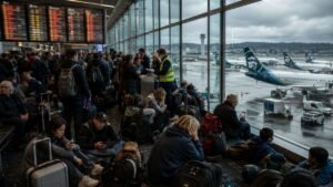 Seattle-Tacoma Airport Travel Chaos - 140 Flight Delays and 3 Cancellations Hit Alaska, Delta, United and More