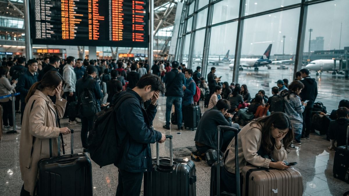 Asia Flight Chaos Hits Major Hubs As 318 Cancellations And 3,649 Delays Disrupt Travelers