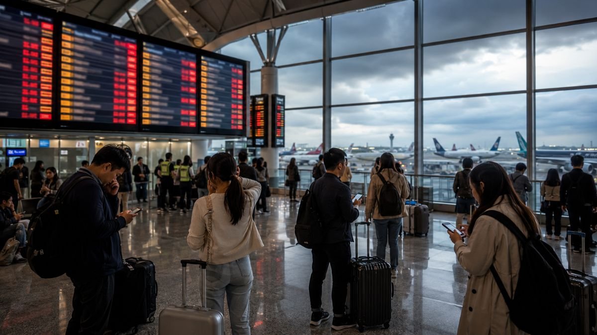 Asia Flight Chaos Hits Major Hubs As 4,743 Delays And 251 Cancellations Disrupt Travelers