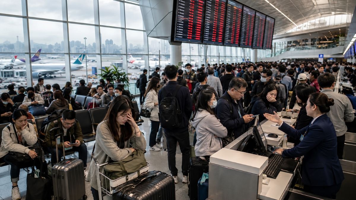 Asia Flight Chaos Hits Major Hubs As 70 Cancellations And 1,477 Delays Disrupt Passengers Across Seven Countries