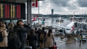 Canada Flight Chaos Hits Major Cities As Air Canada, Jazz, Air Inuit And WestJet Encore Face 69 Cancellations And 142 Delays