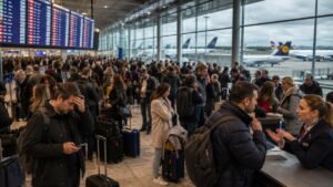 Europe Flight Chaos - 2,018 Delays And 208 Cancellations Hit Major Airports