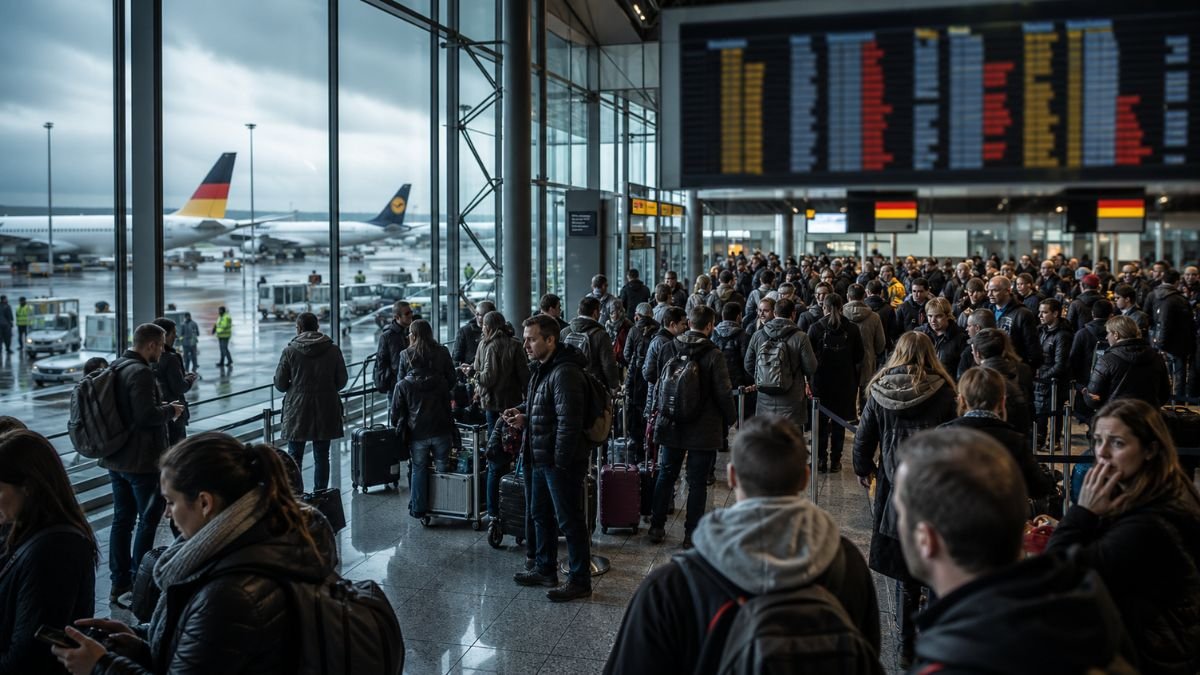 Germany Flight Disruption Impacts Major Airports With 1,216 Delays And 43 Cancellations