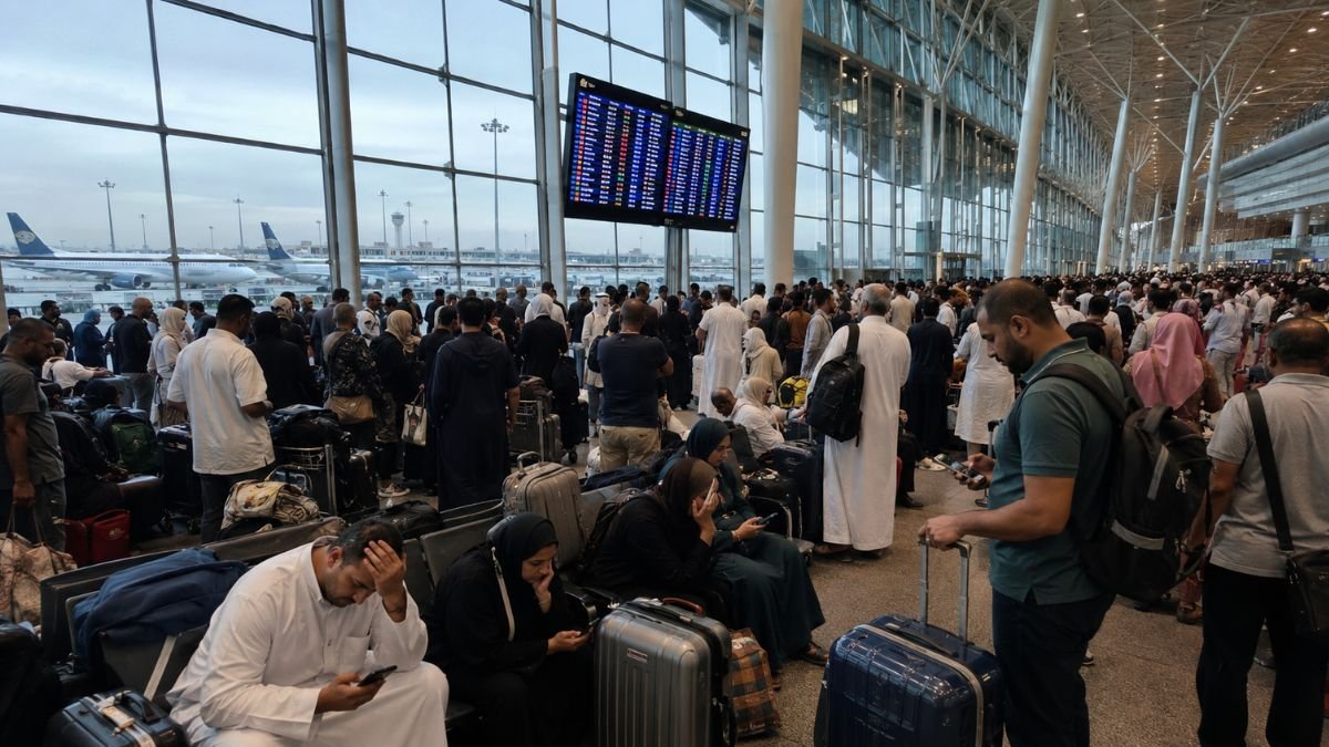 King Abdulaziz Airport Travel Chaos As 78 Delays And 9 Cancellations Hit Major Airlines