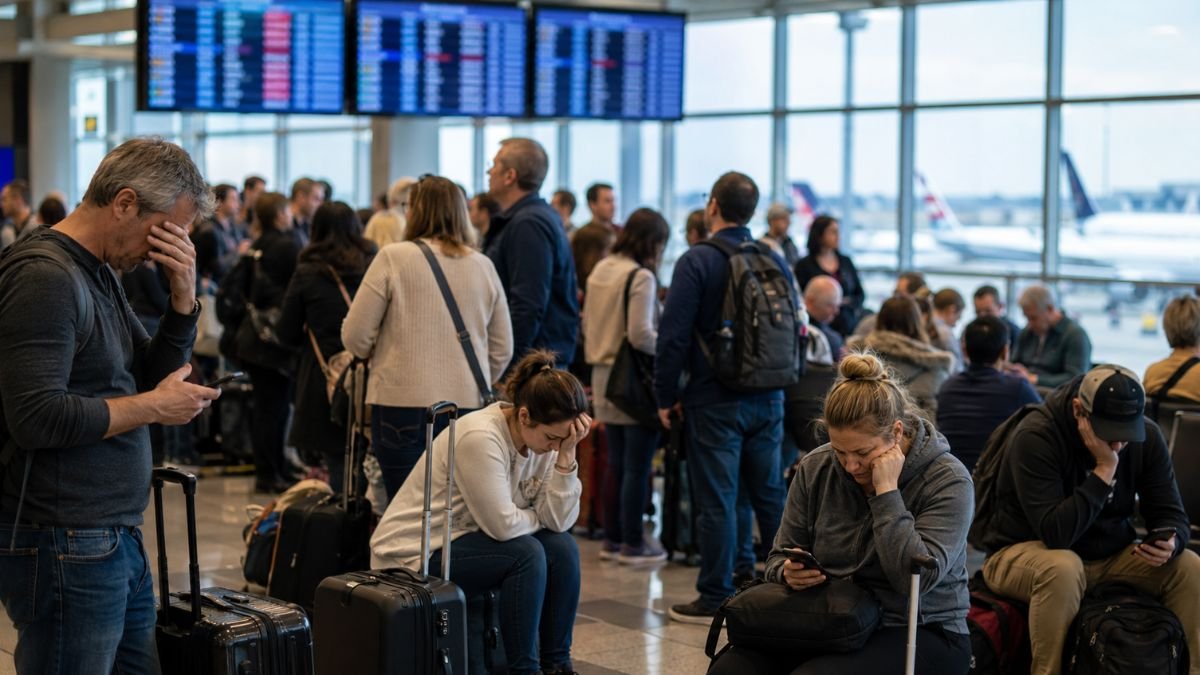 US Flight Chaos Hits Major Airports As 1,711 Delays And 61 Cancellations Disrupt Travelers